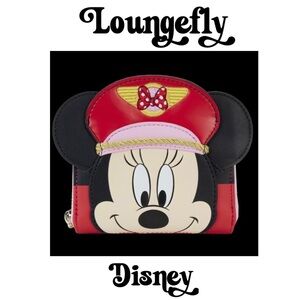 🎉Host Pick🎉 NWT! Loungefly Disney Limited Edition Minnie Pilot Cosplay Wallet!